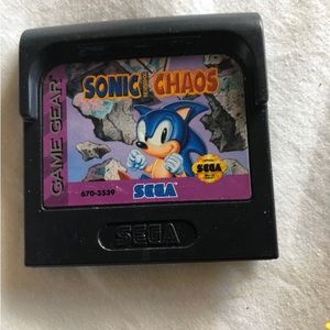 SEGA GAME GEAR - SONIC THE HEDGEHOG CHAOS (Game Only) pre owned